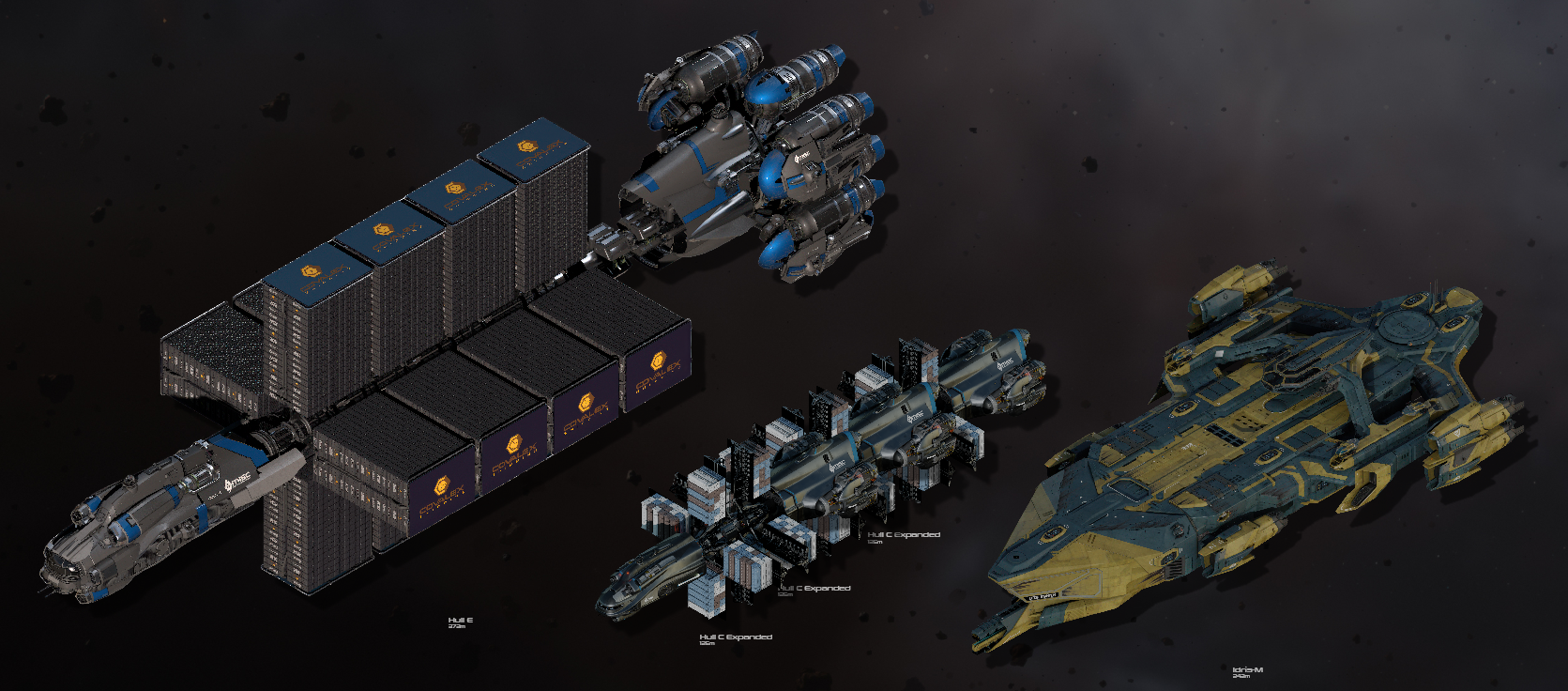 OC Hull E vs 12,288 SCU Hull E