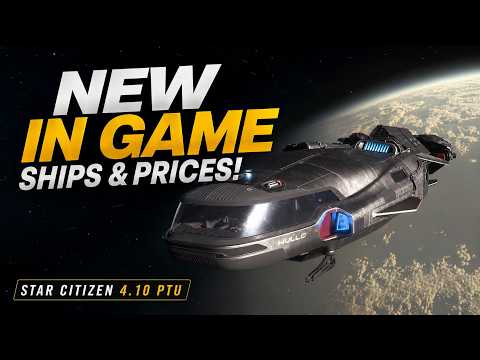 Star Citizen 4.10 PTU: Every New Ship You Can Buy In-Game + aUEC Prices!