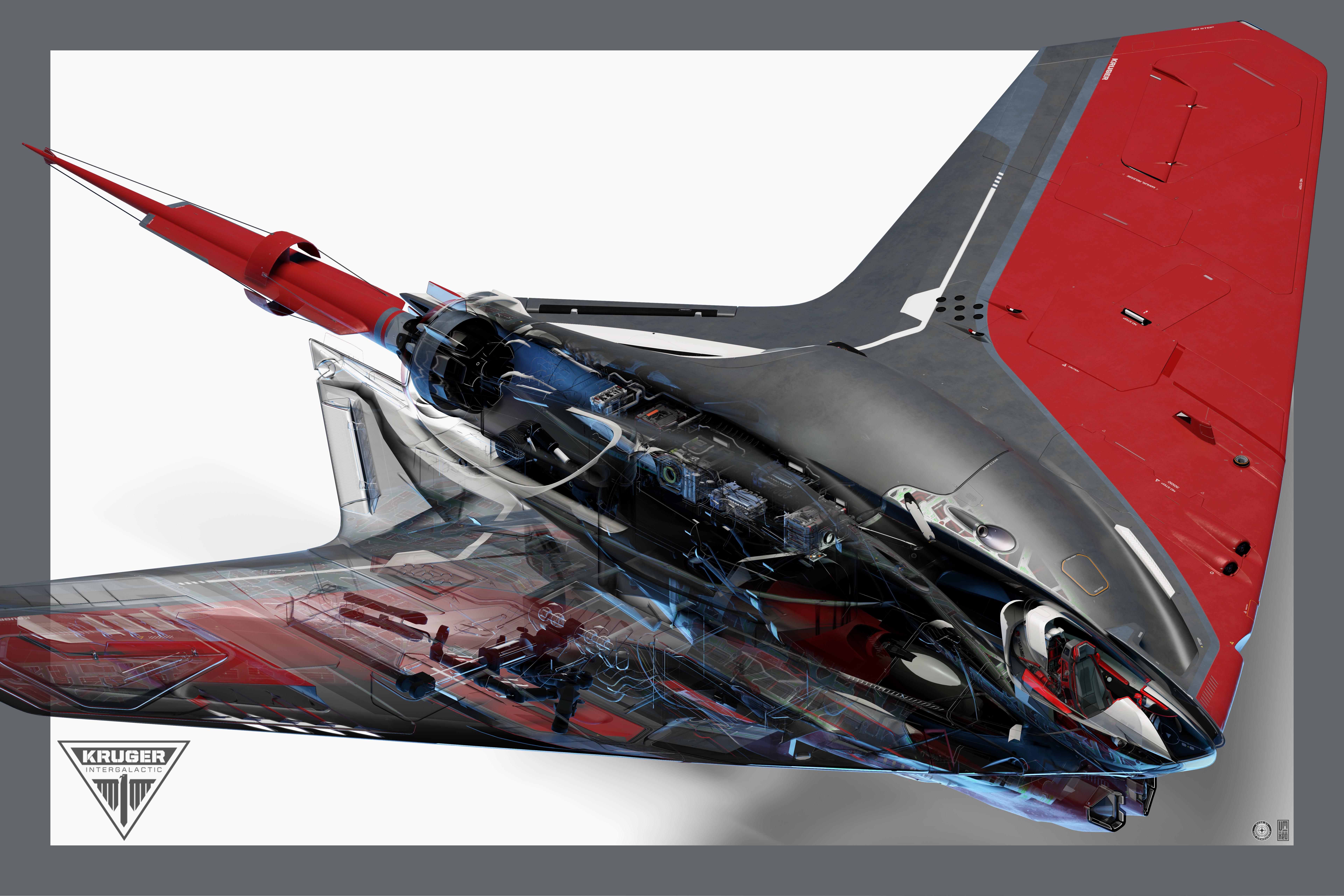 Cross section of the Kruger S-65 Stingray