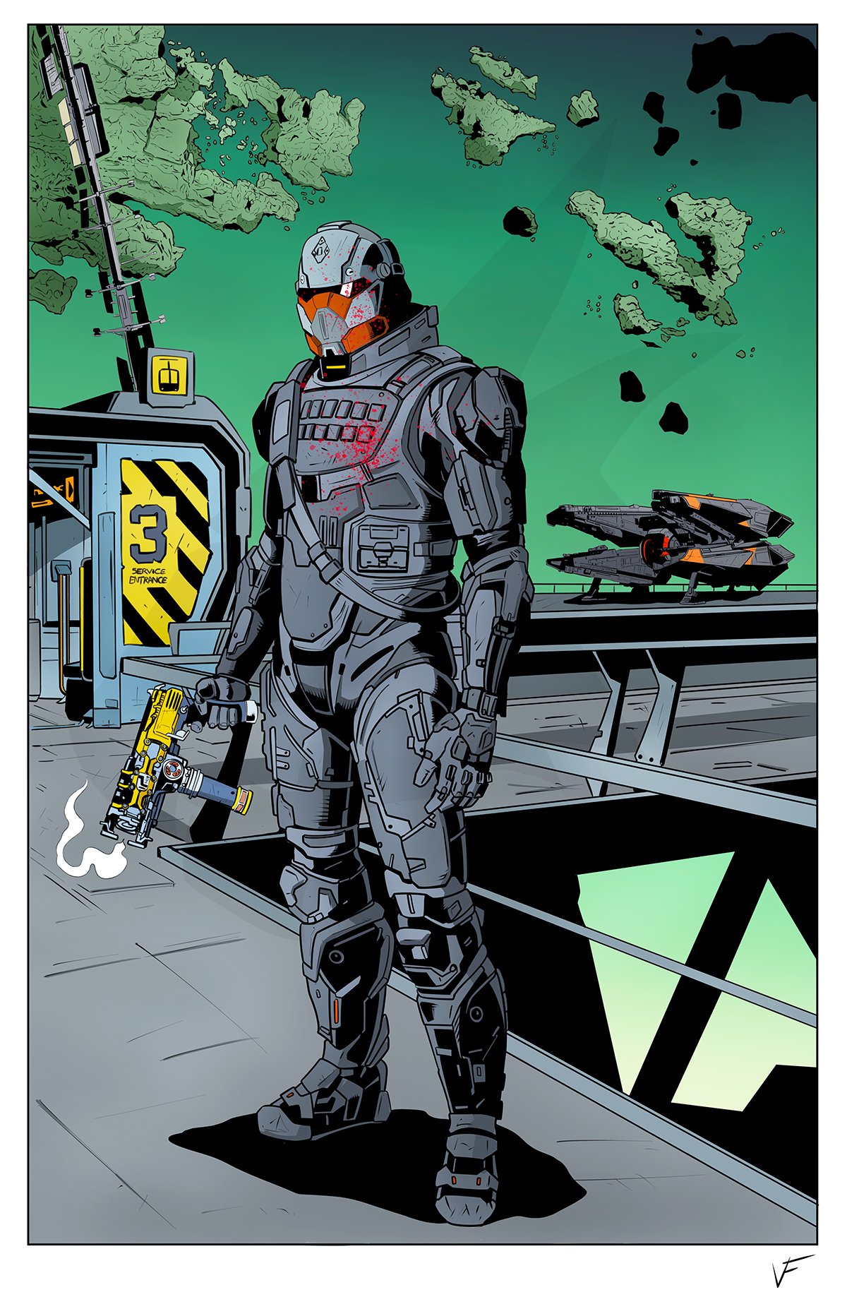 The Basilisk, photo of a ship and its pilot