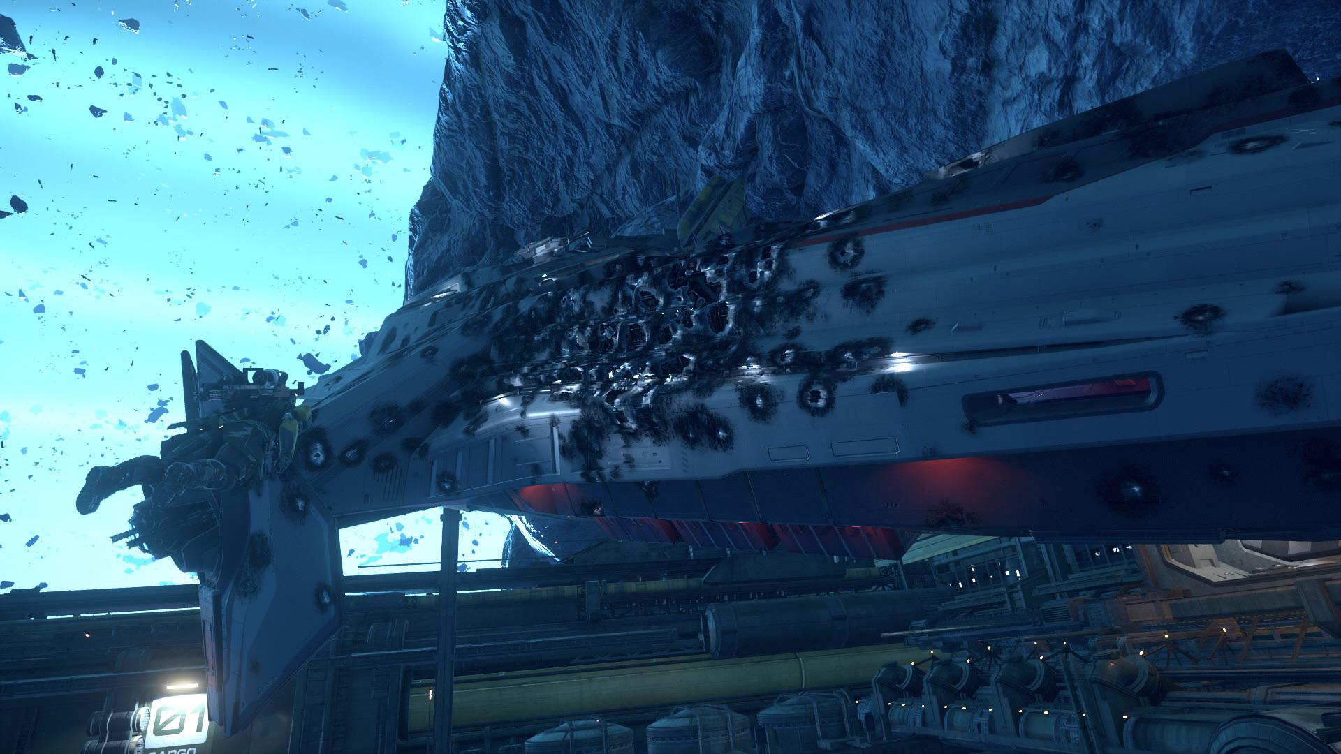Abandoned Battleworn Carrack