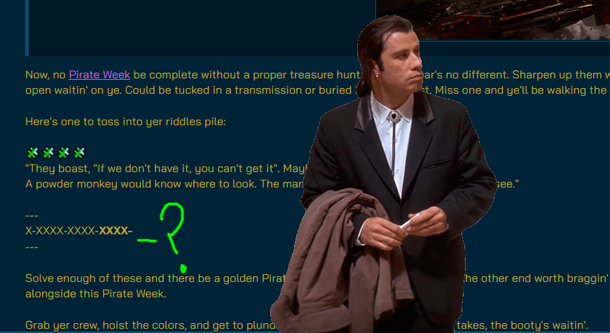 Has anyone seen the fifth clue?
