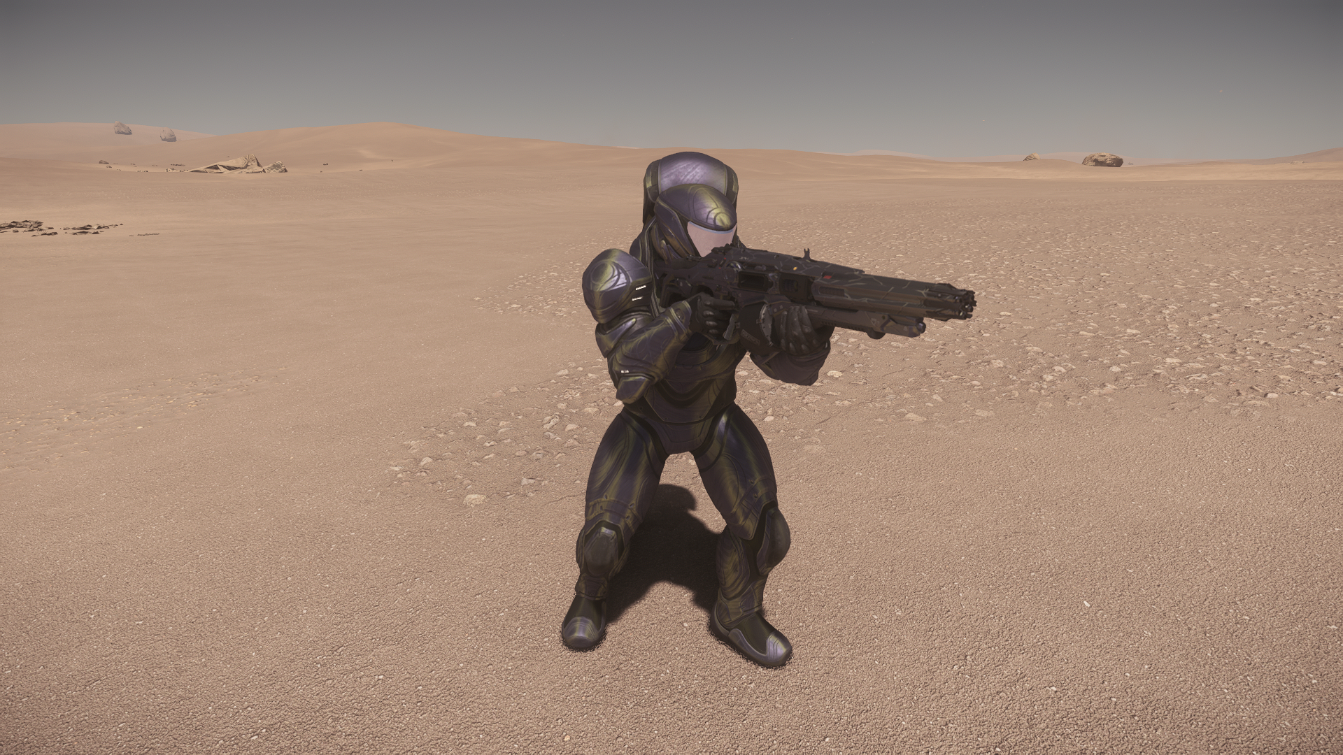 Wikelo's Shadowflux F55 + Unnamed Monolith Armor
