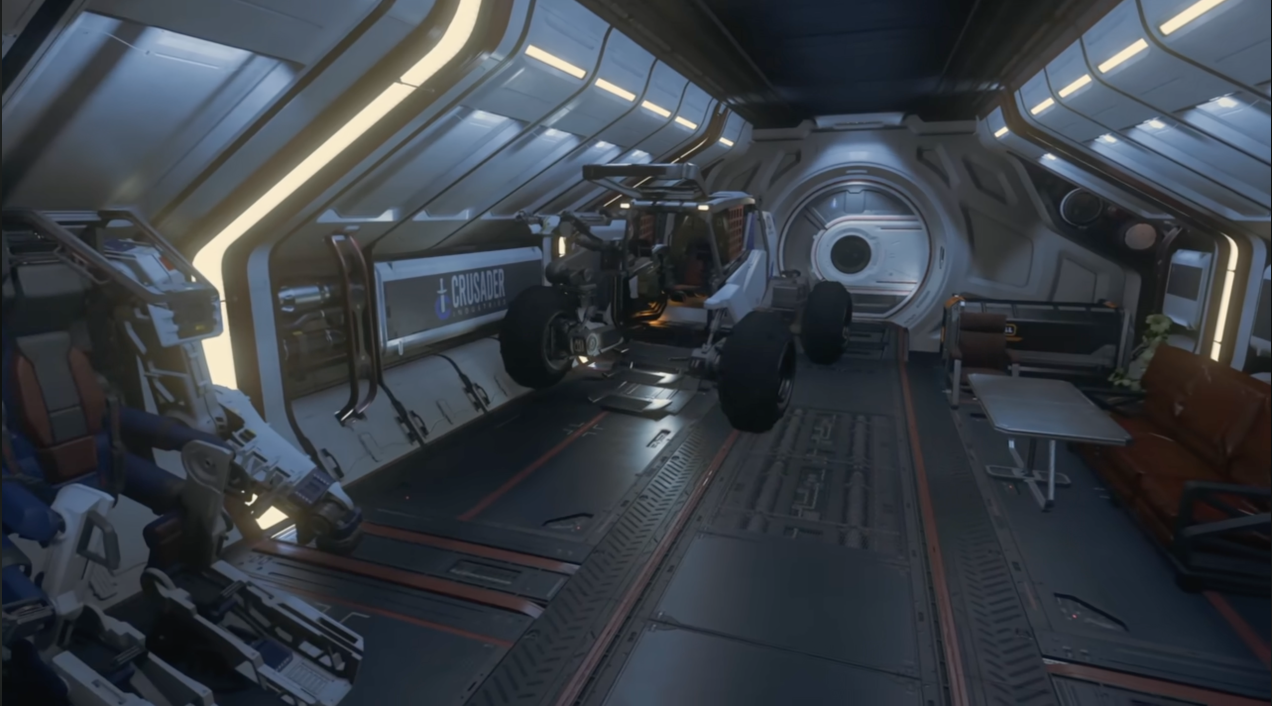 Spaceship concept imagined by the community: a Crusader "Generalist"
