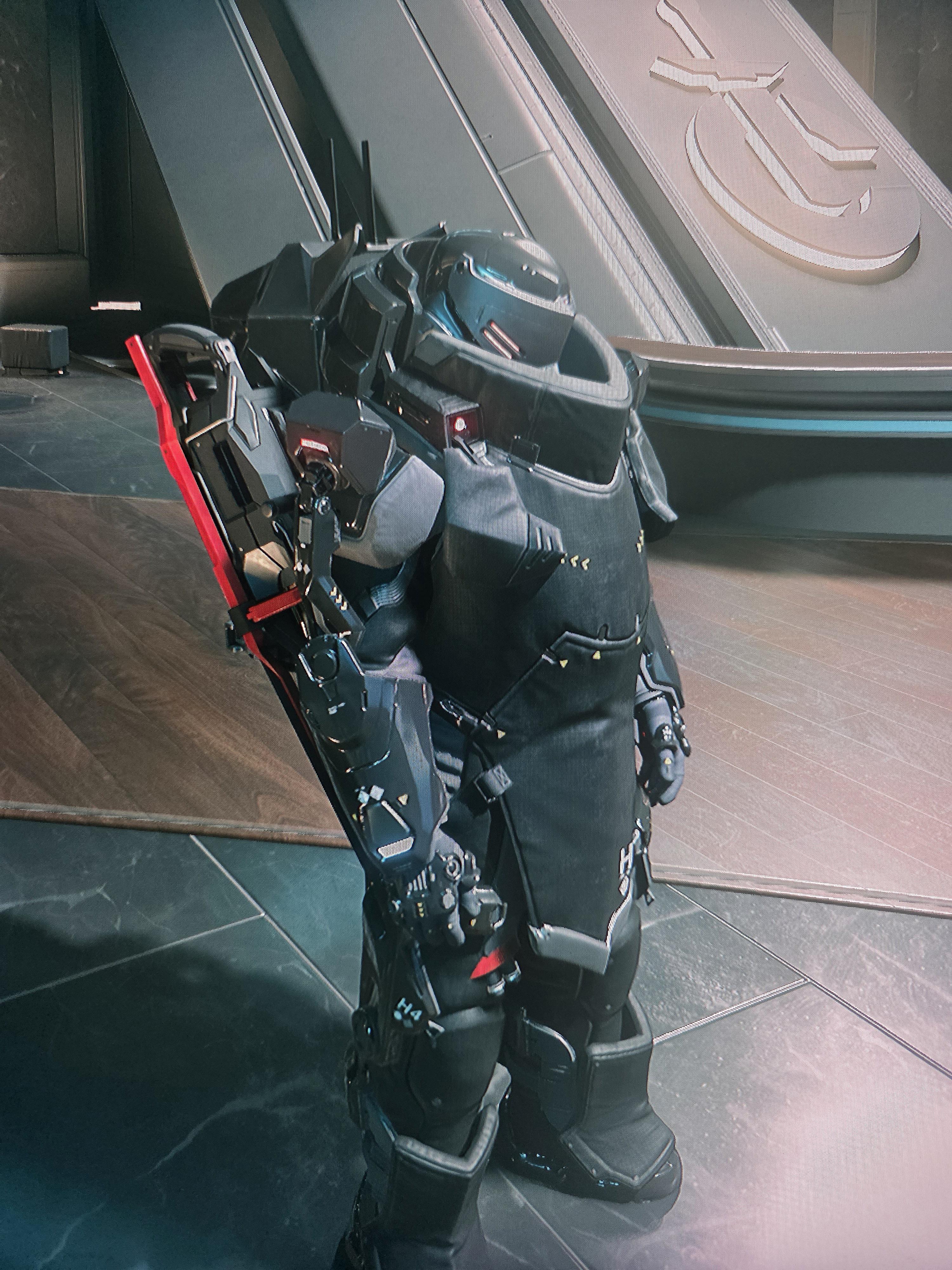 Screenshot of workaround for removing Super Heavy armor