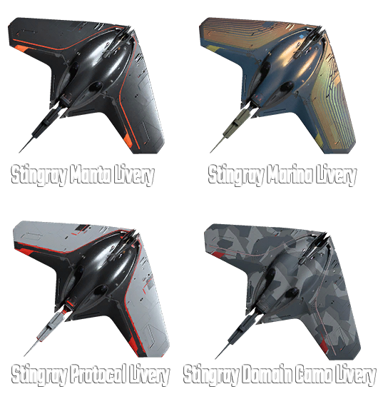 Overview of Kruger S-65 Stingray paint jobs